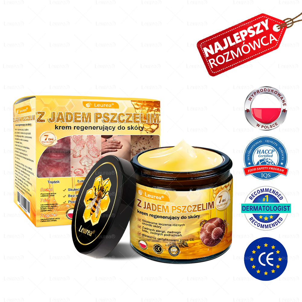 ✨Leurea® Jad Pszczeli Regeneracja Skóry Krem(👨‍⚕‍CE zatwierdzone)👍✅