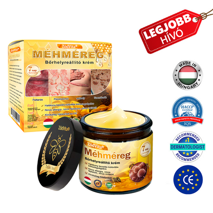 Bőrgyógyász ajánlása ✨ ZödVita® Méhméreg Bőr Helyreállító Krém 🔥 Magyar fejlesztés, magyarországi gyártás és szállítás