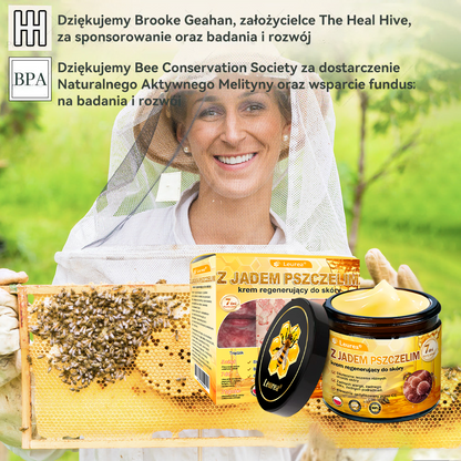 🌿🌿 Leurea® Krem Regenerujący z Jadem Pszczelim🔥 Naturalna regeneracja skóry, wygładzenie zmarszczek i promienna cera-50 ml