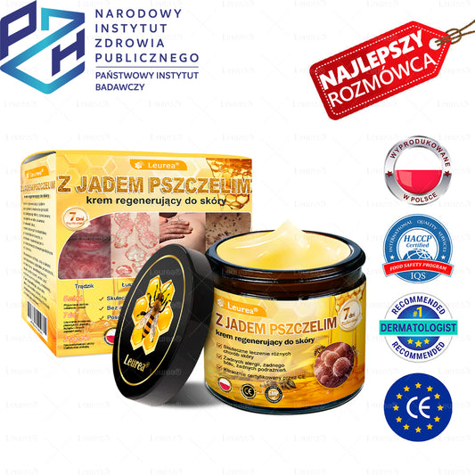 💟💟Leurea® Jad Pszczeli Regeneracja Skóry Krem🔥 Naturalna regeneracja skóry, wygładzenie zmarszczek i promienna cera-50 ml