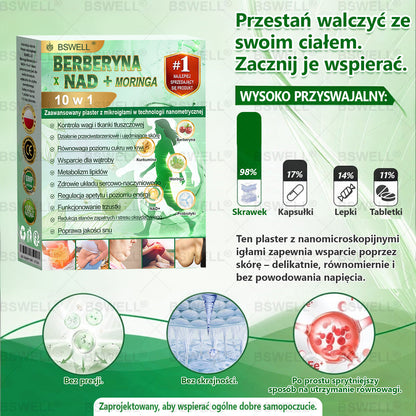 💟 BSWELL® Nano mikroigłowy plaster wyszczuplający (Raz dziennie, efekty już po 28 dniach ✅ Wspiera odchudzanie, serce, cukrzycę, sen, jelita, stawy i więcej.