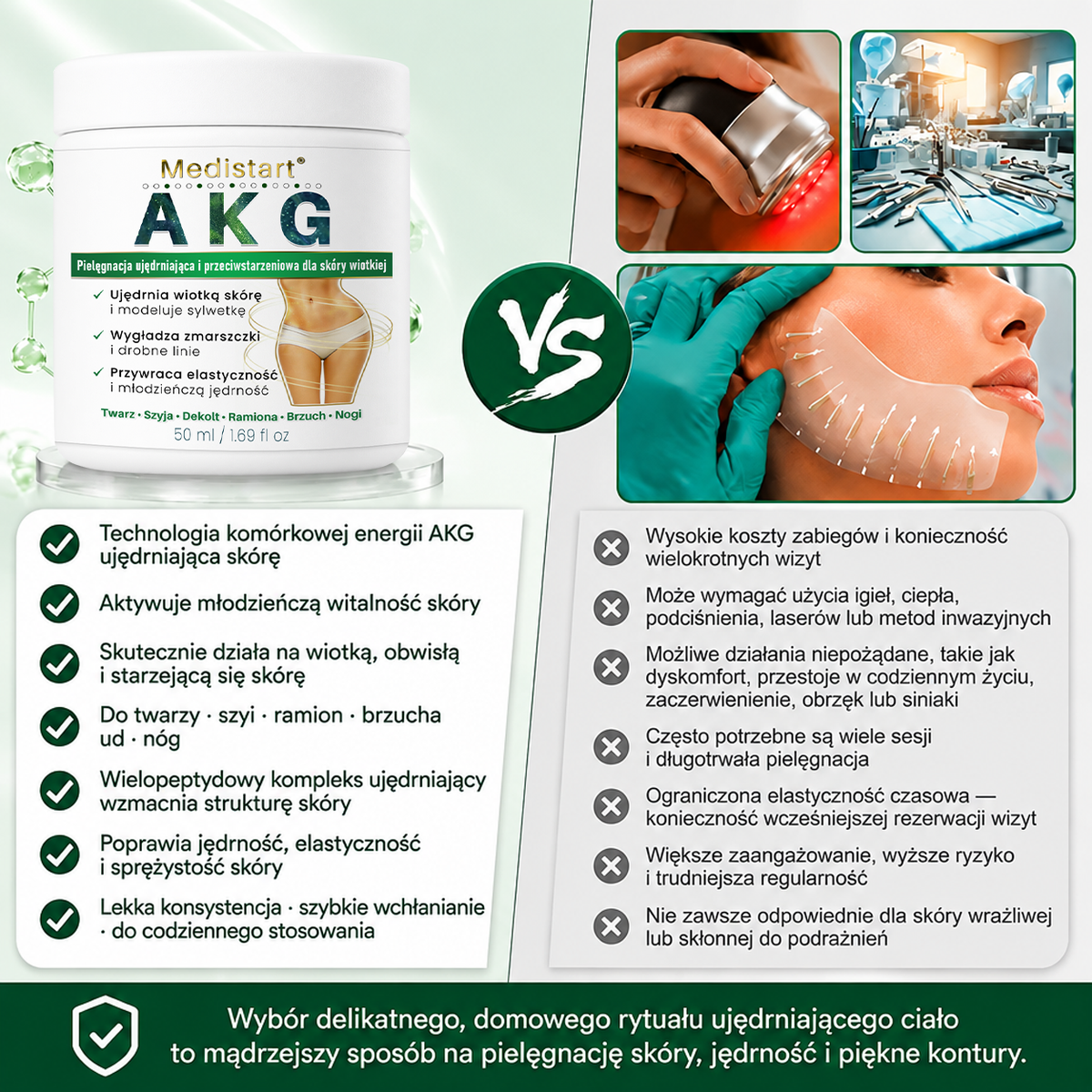 Medistart® AKG – Ujędrniająca pielęgnacja skóry przeciw oznakom starzenia 🌲