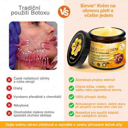 Doporučení dermatologa 🐝 ✨Sinvie® Krém na obnovu pleti s včelím jedem 🔥 Český vývoj, výroba a dodávka v České republice