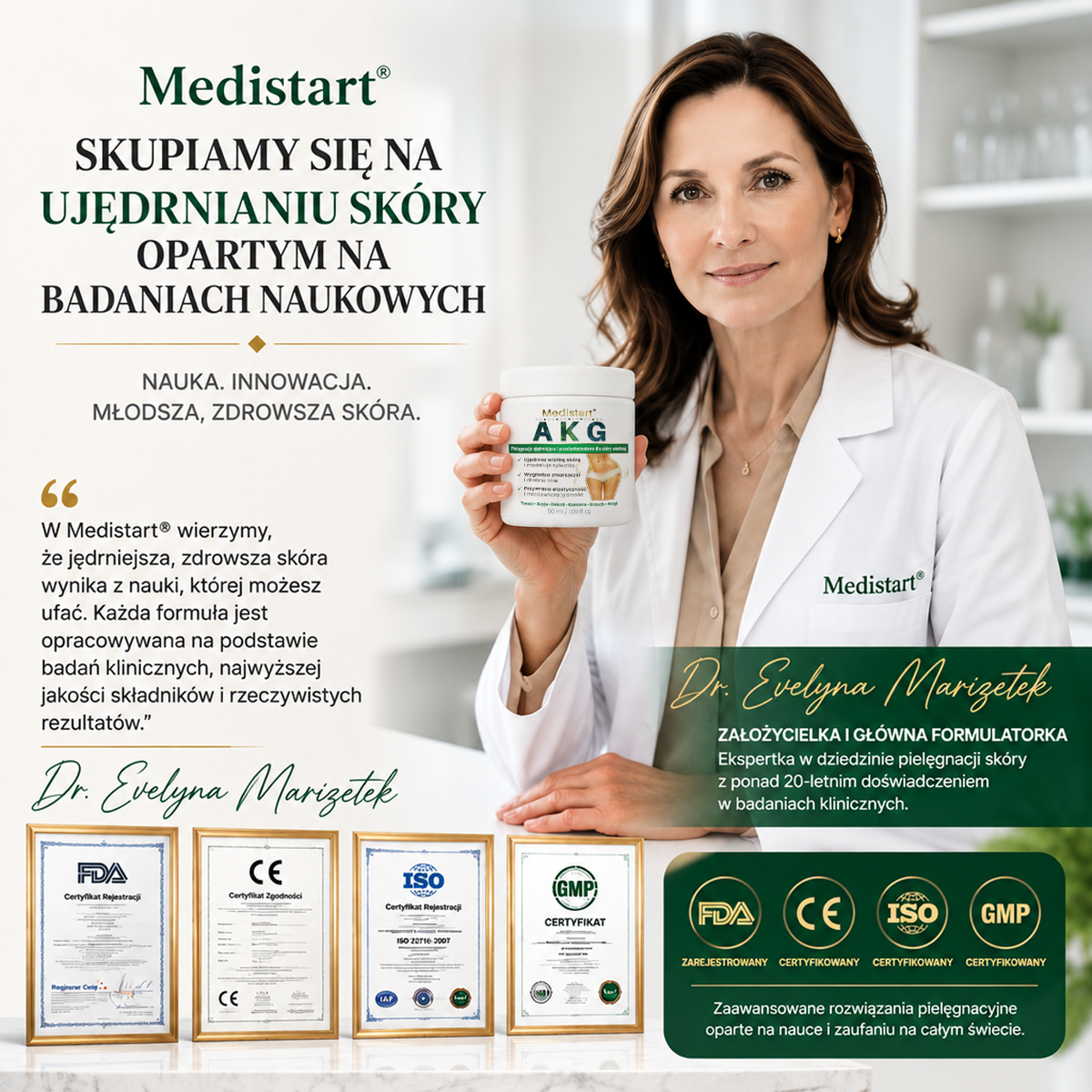Medistart® AKG – Ujędrniająca pielęgnacja skóry przeciw oznakom starzenia 🌲