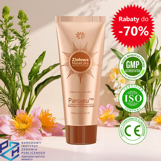 🎁 Parowu™ Wybielająca i Rozjaśniająca Maska - Naturalne składniki trwale usuwają plamy, piegi i przebarwienia🎁