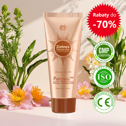 Parowu™ Wybielająca i Rozjaśniająca Maska - Naturalne składniki trwale usuwają plamy, piegi i przebarwienia🔥🔥🔥