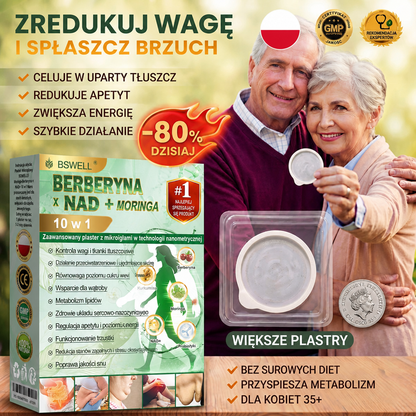 📦 BSWELL® Nano mikroigłowy plaster wyszczuplający (Raz dziennie, efekty już po 28 dniach ✅ Wspiera odchudzanie, serce, cukrzycę, sen, jelita, stawy i więcej.