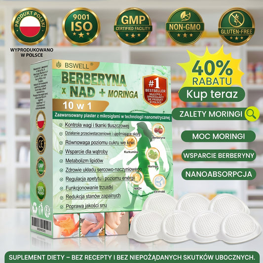 📦📦 BSWELL® Nano mikroigłowy plaster wyszczuplający (Raz dziennie, efekty już po 28 dniach ✅ Wspiera odchudzanie, serce, cukrzycę, sen, jelita, stawy i więcej.